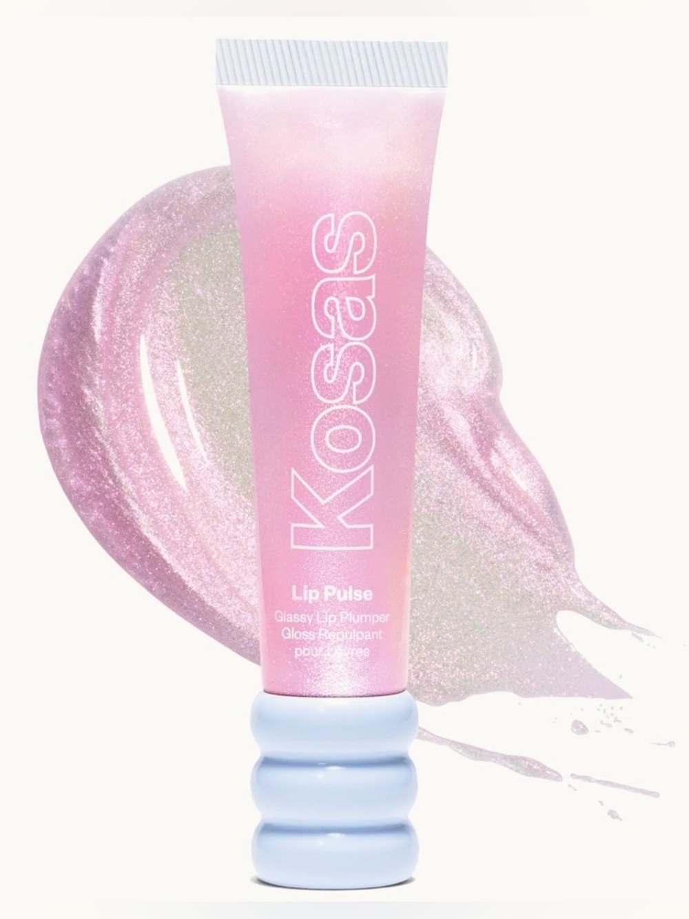 Kosas Glassy Lip Plumper - Aura Flare Pink
